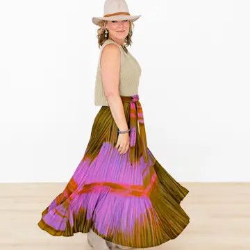 Wild Orchid 3-Way Wrap Skirt