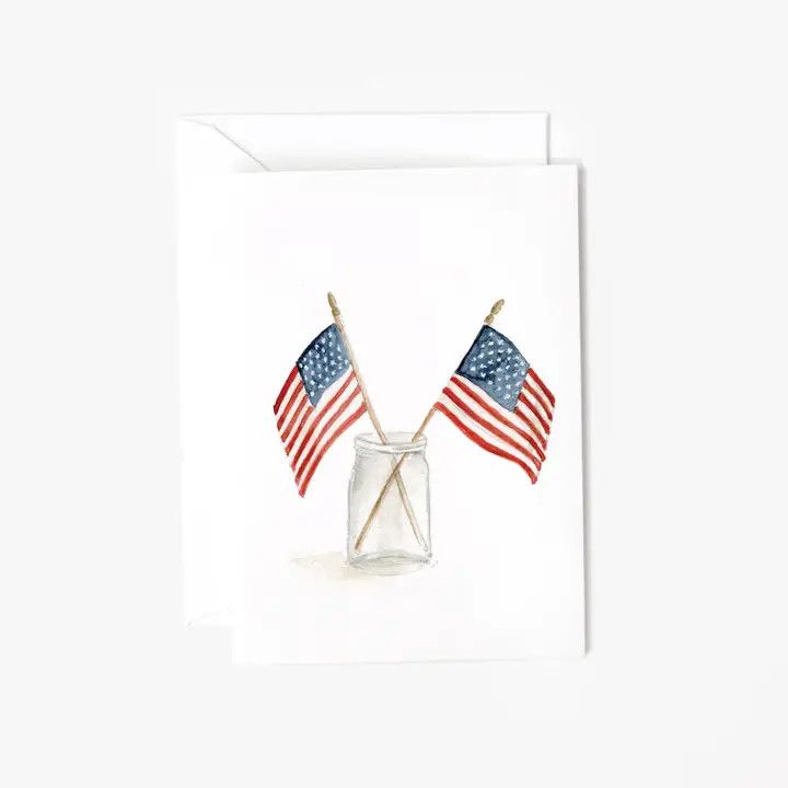 Flags Mini Enclosure Notecard