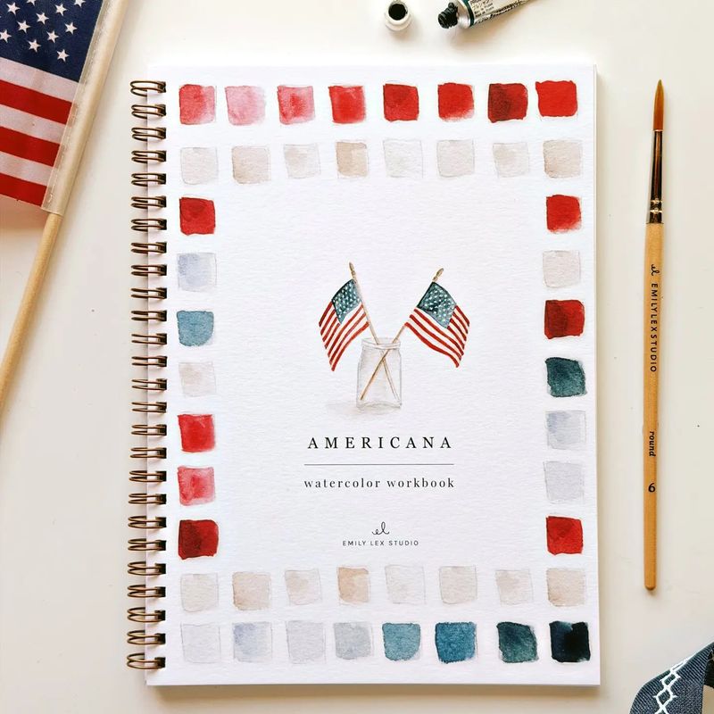 Watercolor Workbook Americana