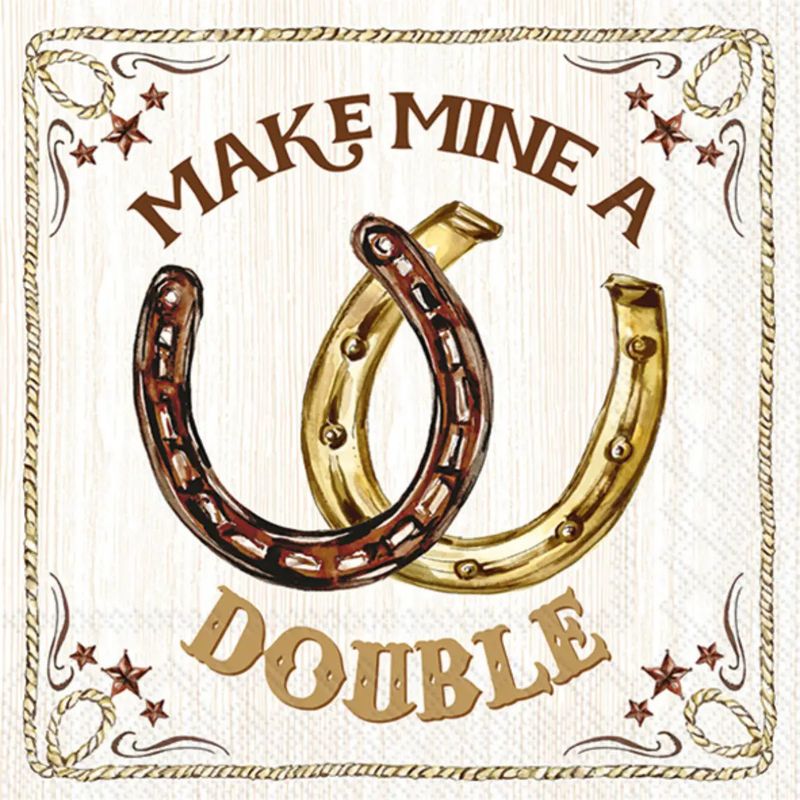 Horseshoes Cocktail Napkins