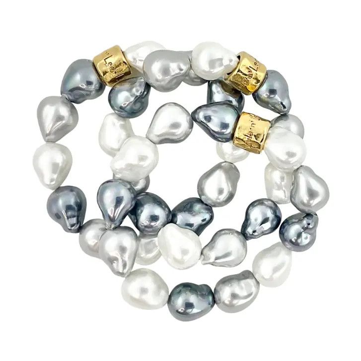 Smokey Mother of Pearl Bracelet