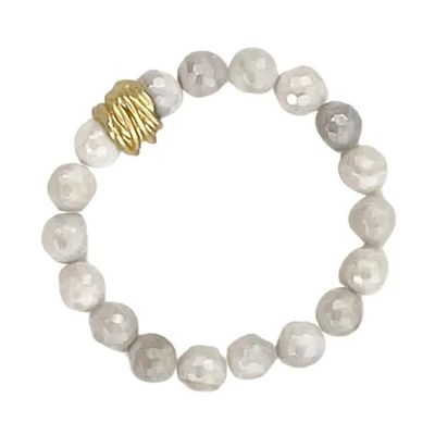 Mystic White Lace Agate Bracelet