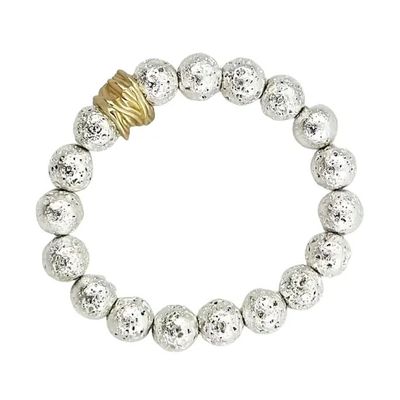 Silver Lava Bracelet