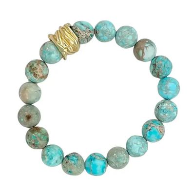 Turquoise Sea Sediment Bracelet