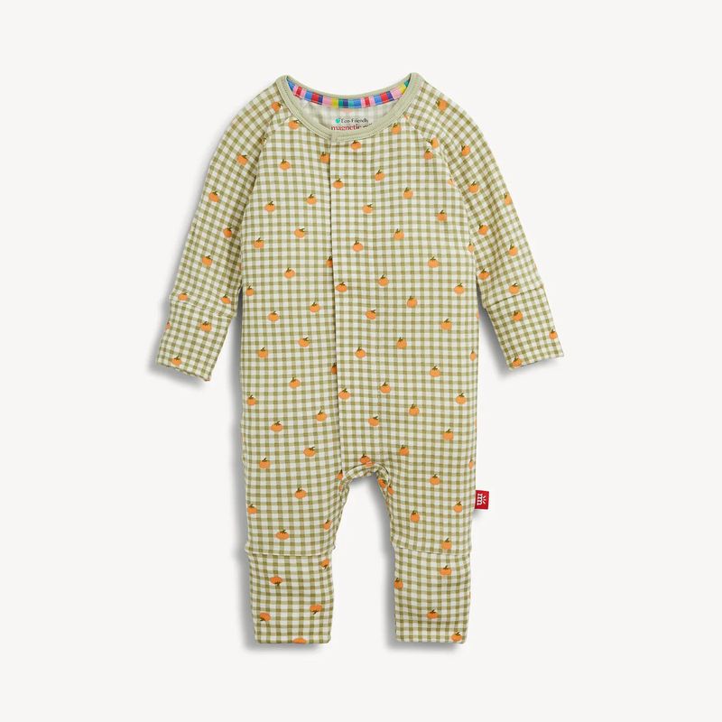 Pumpkin Plaid Convertible Coverall