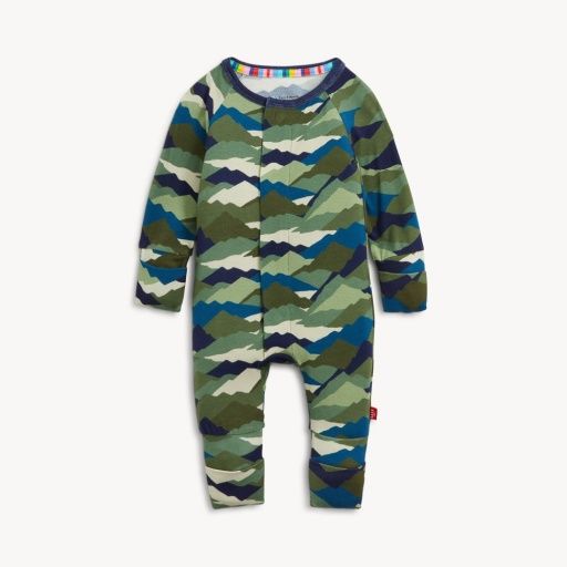 Camo Peak Convertible Coverall, Size: 0-3M