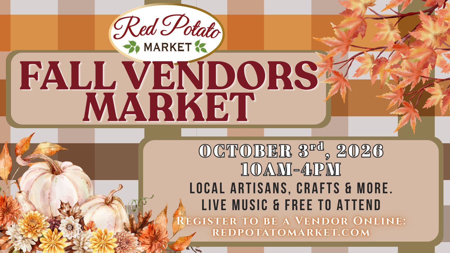2026 Fall Vendors Market