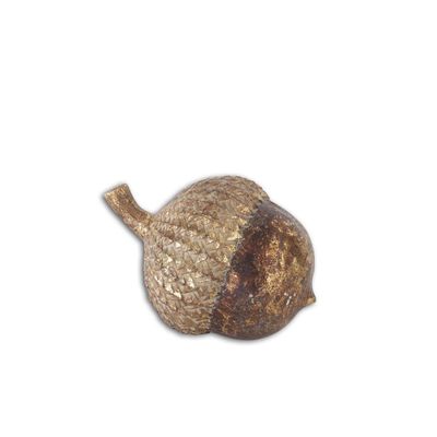 3" Gold Gilded Acorn