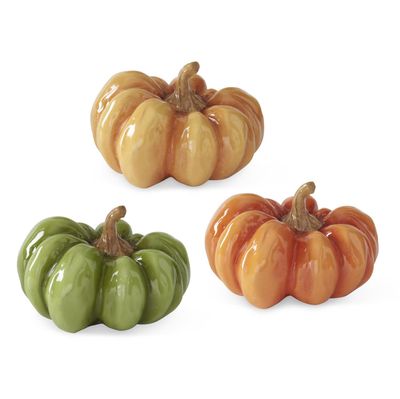 3" Fall Resin Pumpkin