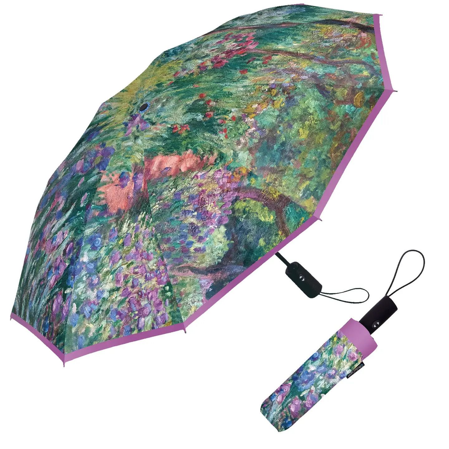 Monet Gardens At Giverny Travel Umbrella
