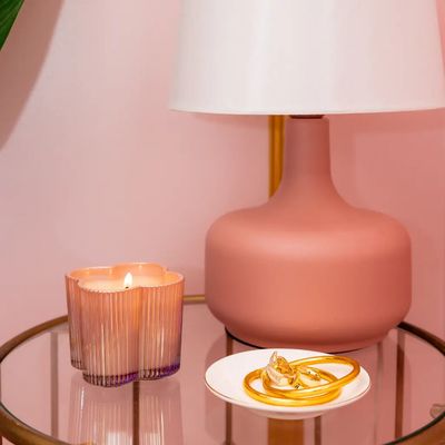 Sweet Grace Pink Decorative Candle #75