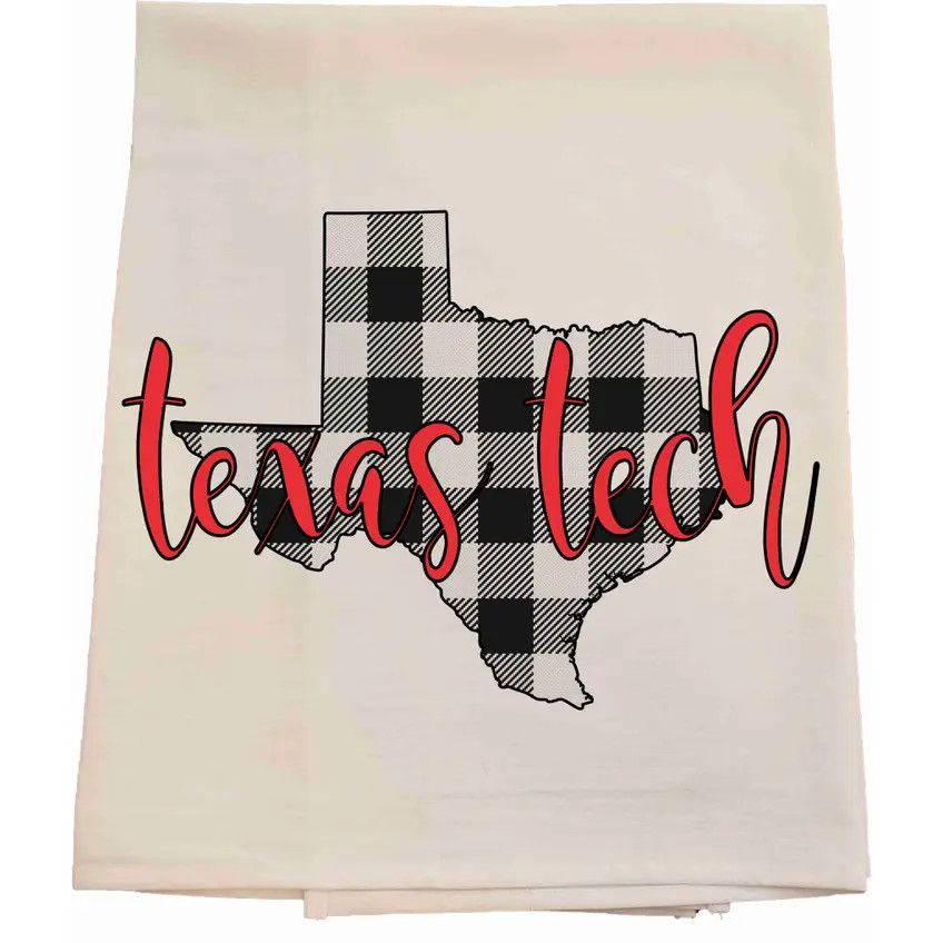 Texas Tech Buffalo Tea Towel
