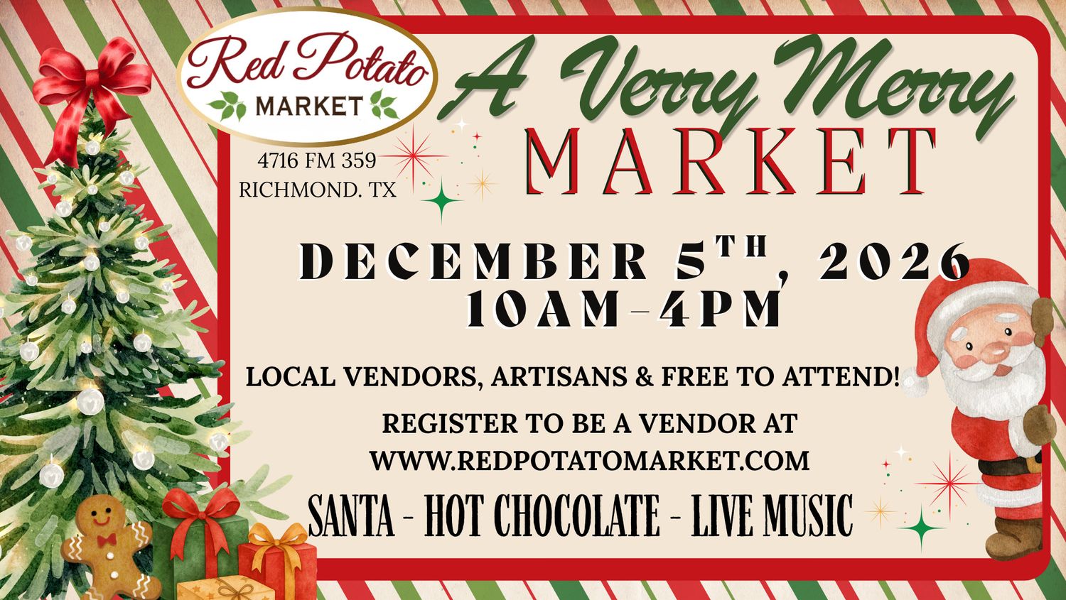 Christmas Market Dec. 5, 2026