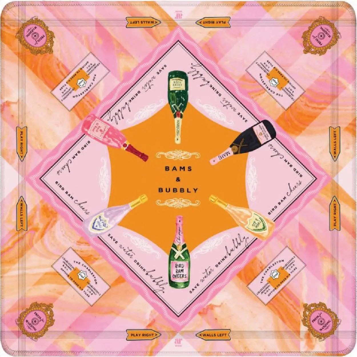 Bams &amp; Bubbly Mahjong Mat