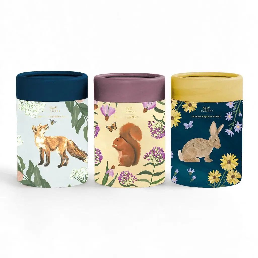 Forest Friends - 100 Pc. Mini Puzzles Set of 3