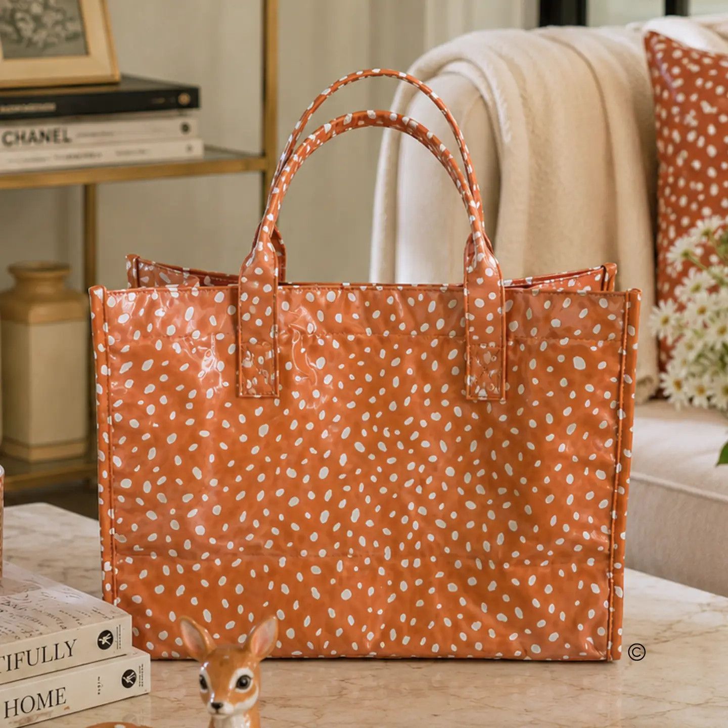 Fawntastic Vinyl Tote Bag
