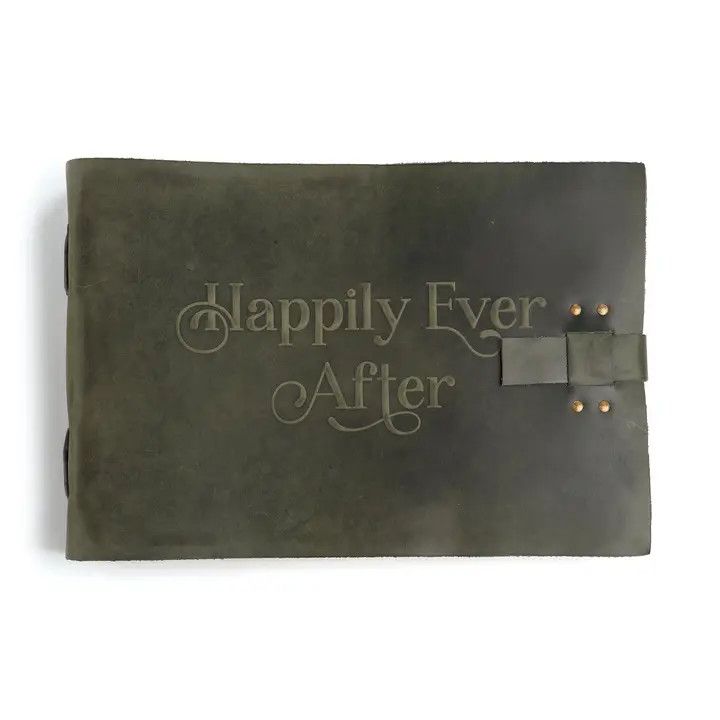 Happily Ever After Leather Story Keeper - Moss