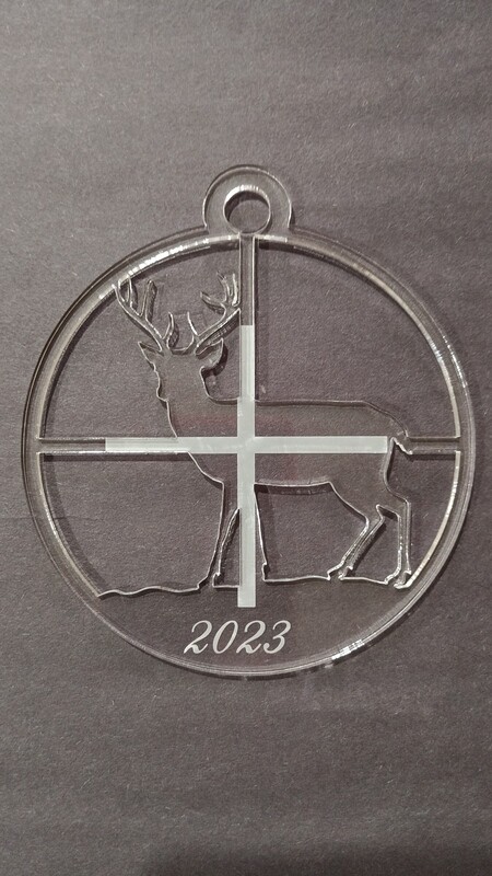 Acrylic Hunting Ornament