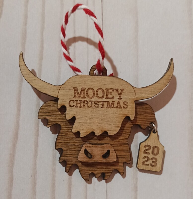 Highland Cow Ornament