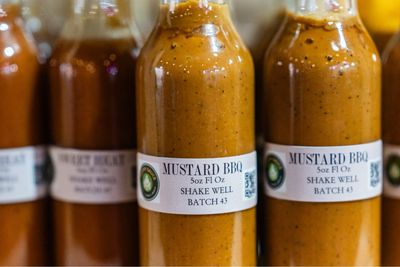 Hoppy Mustard Bbq Bottle 5 Oz Net Weight