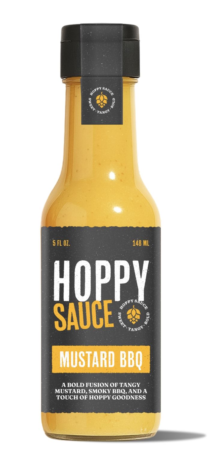 Hoppy Mustard Bbq Bottle 5 Oz Net Weight