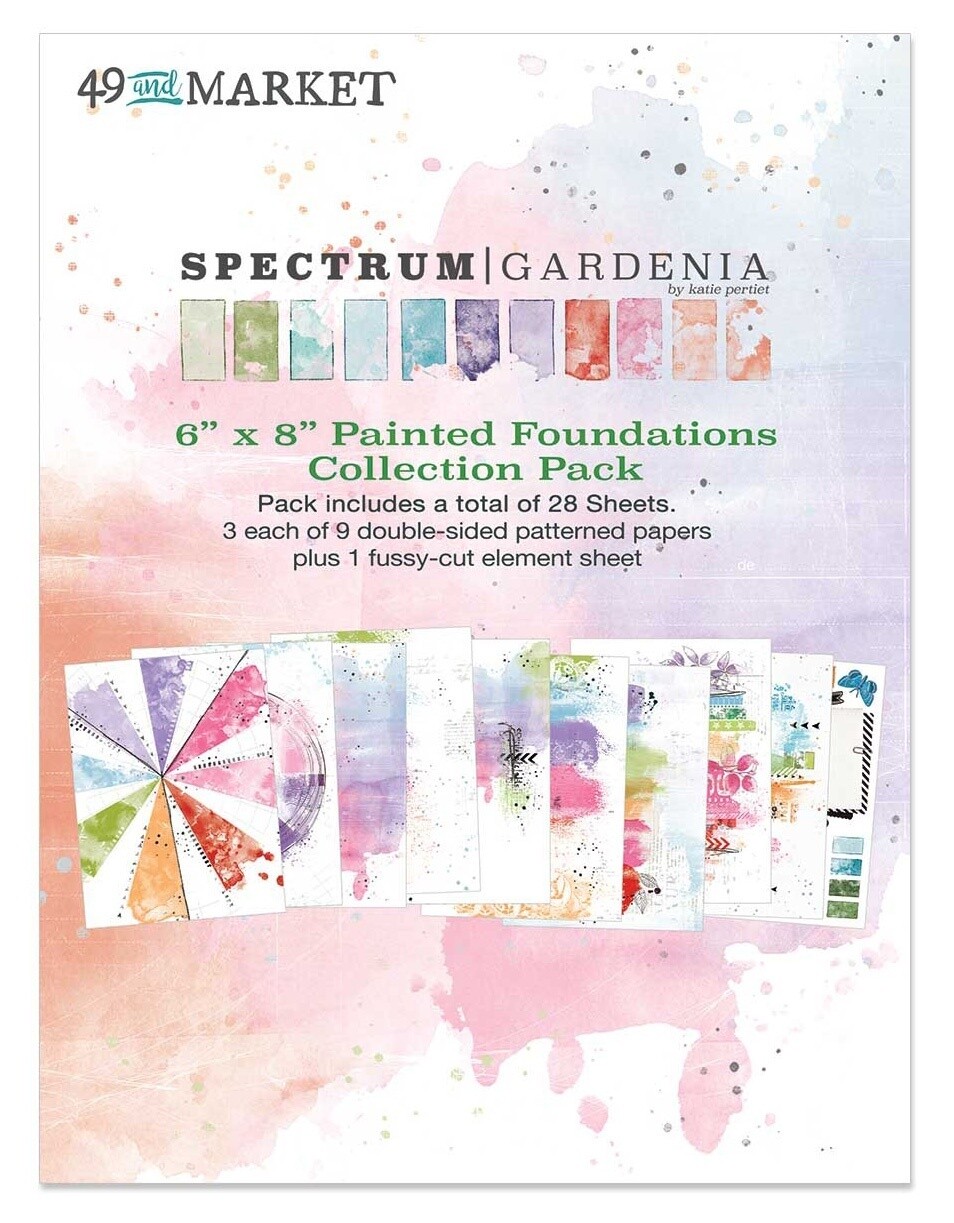 6x8 Collection Pack - Painted Foundations - Spectrum Gardenia Collection