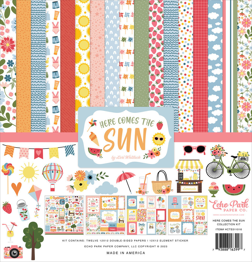 12x12 Paper Pack - Here Comes The Sun Collection