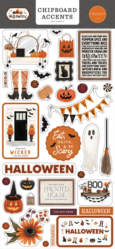 Chipboard Accents - Halloween Collection