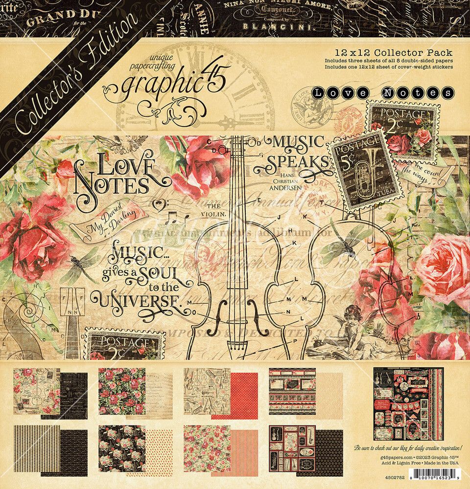 12x12 Collector Pack - Love Notes Collection