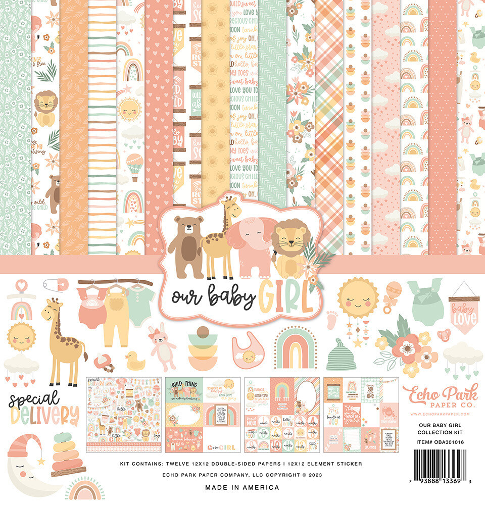12x12 Collection Kit - Our Baby Girl Collection