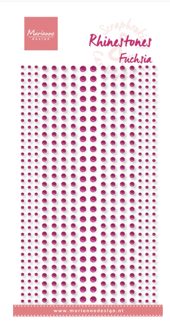 Fuchsia - Rhinestones