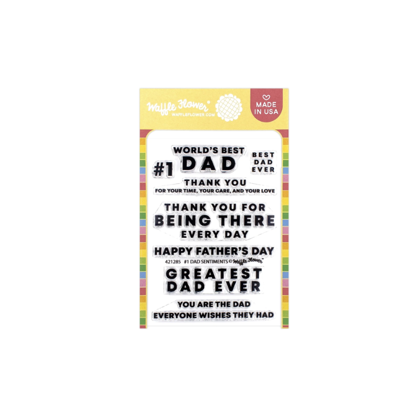 #1 Dad Sentiments - Stamp Set