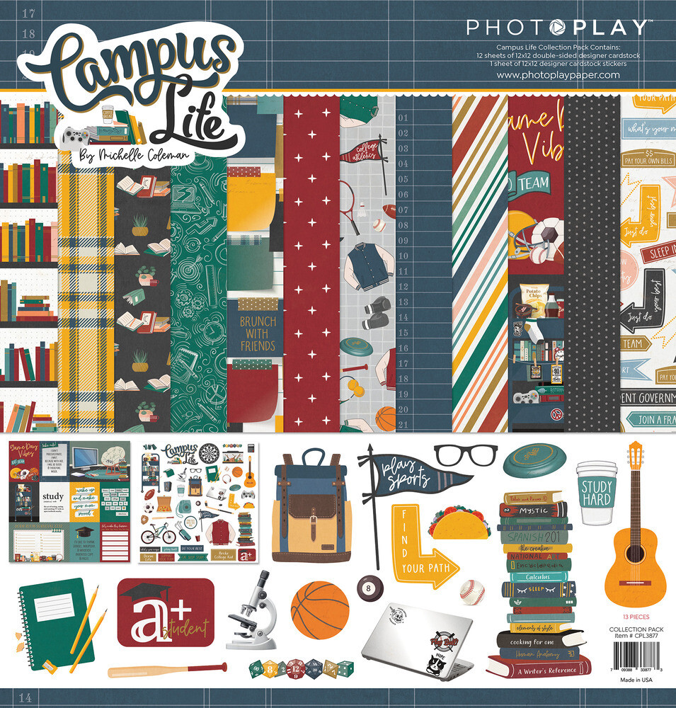 12x12 Collection Kit - Campus Life - Boy