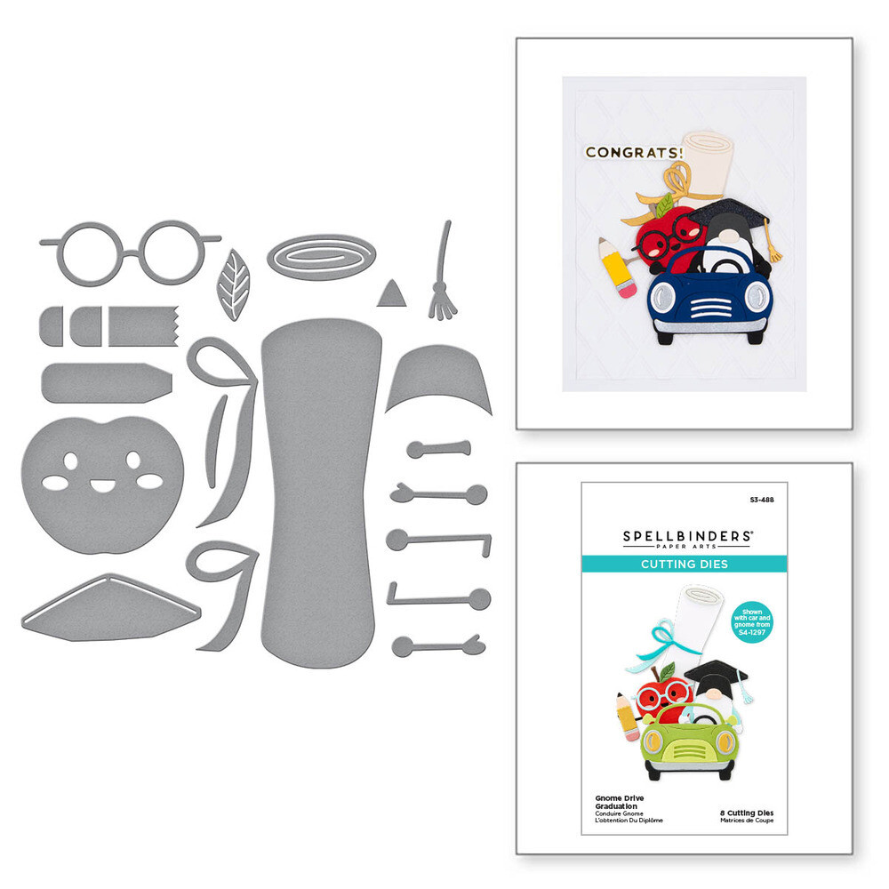 Gnome Drive - Graduation - Die Set