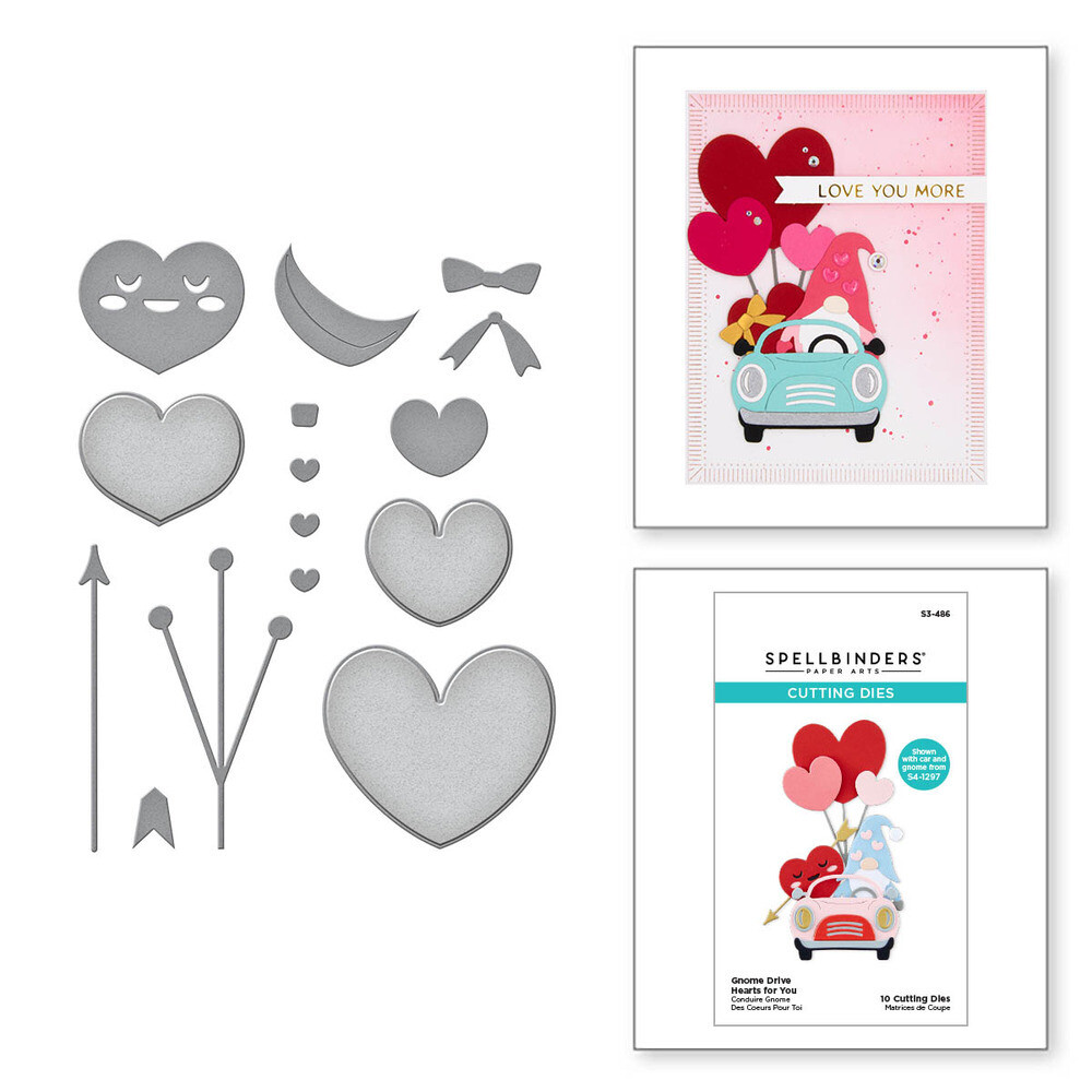 Gnome Drive - Hearts For You - Die Set