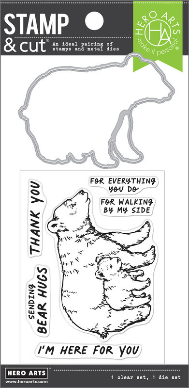 Bear Hugs - Stamp &amp; Cut - Stamp &amp; Die Set