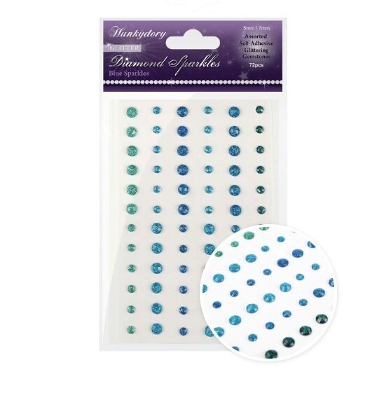 Blue Sparkles - Glitter Gemstones