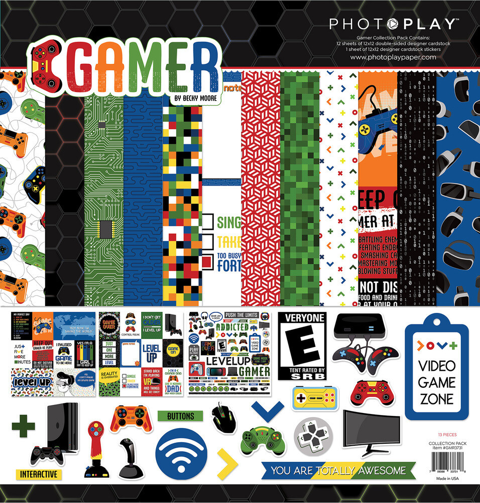12x12 Collection Pack - Gamer Collection