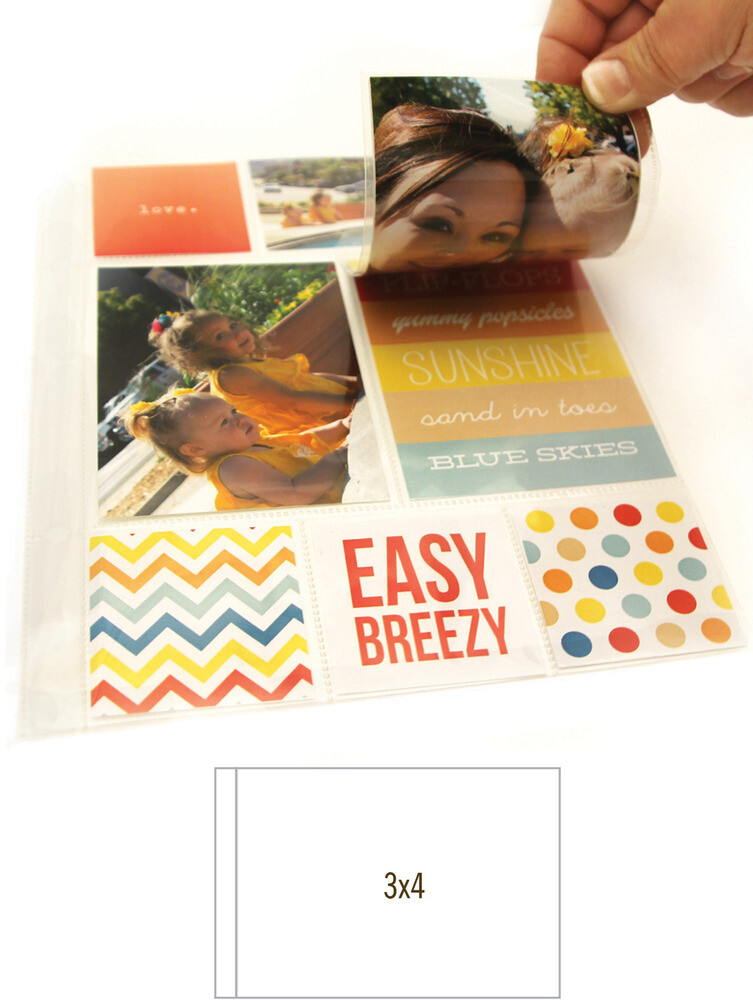 3x4 - Photo Flip Pockets