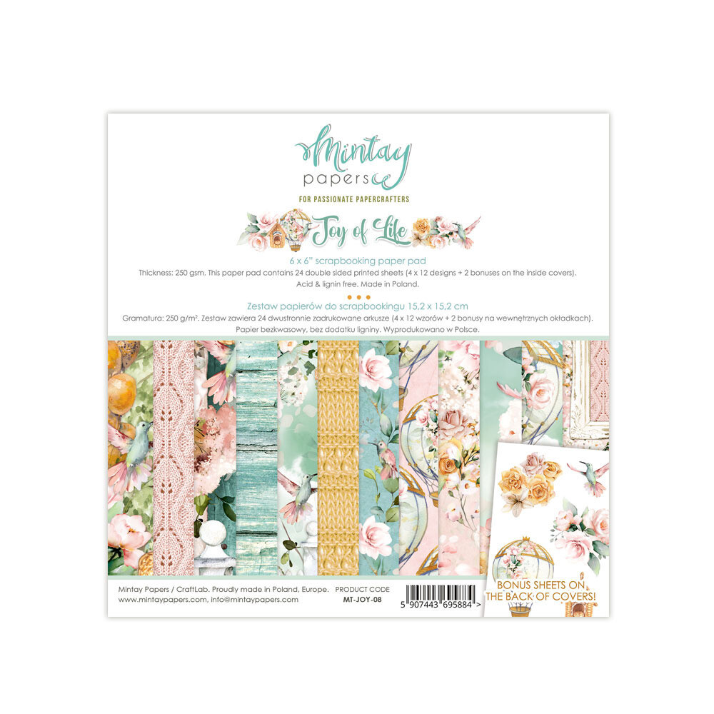 6x6 Paper Pad - Joy of Life Collection
