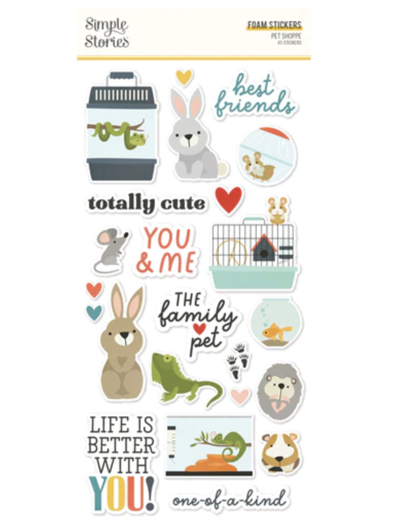 Foam Stickers - Pet Shoppe Collection