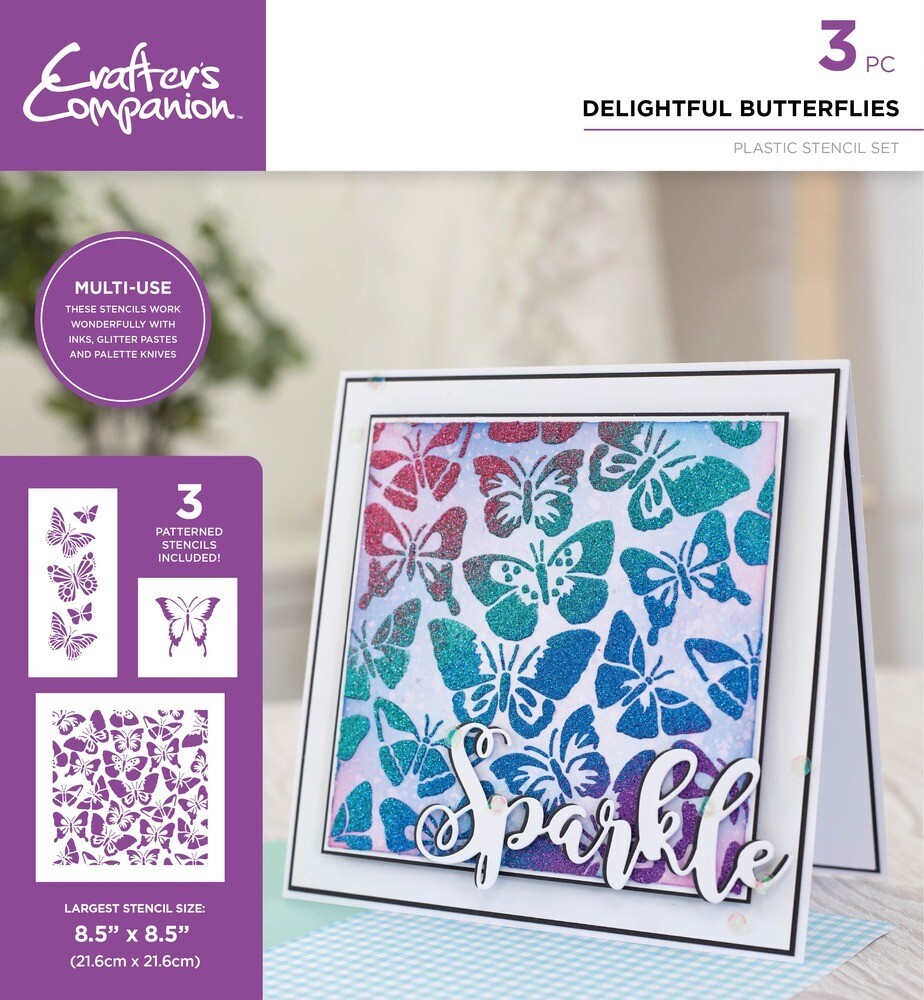 Delightful Butterflies - Stencil Set