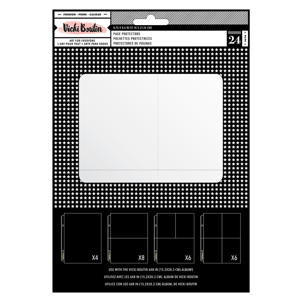 6x8 Page Protectors - 24 pack