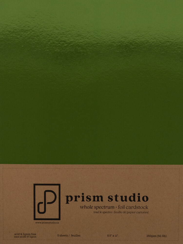 Emerald - 8.5x11 Foil Cardstock