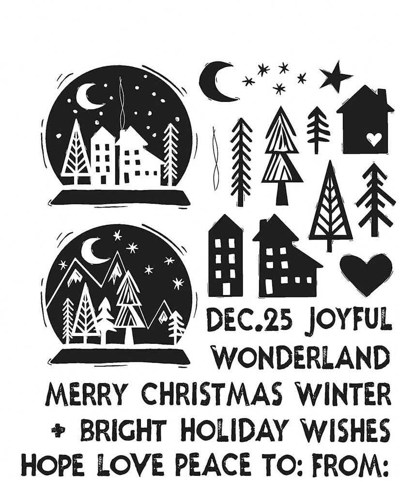 Festive Print - Stamp Set