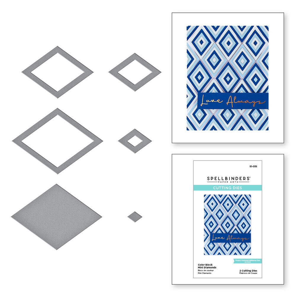 Color Block - Mini Diamonds - Die Set