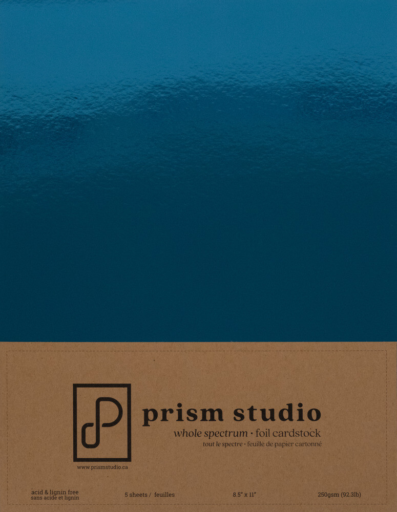 Aquamarine - 8.5x11 Foil Cardstock