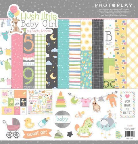 12x12 Collection Pack - Hush Little Baby Girl Collection