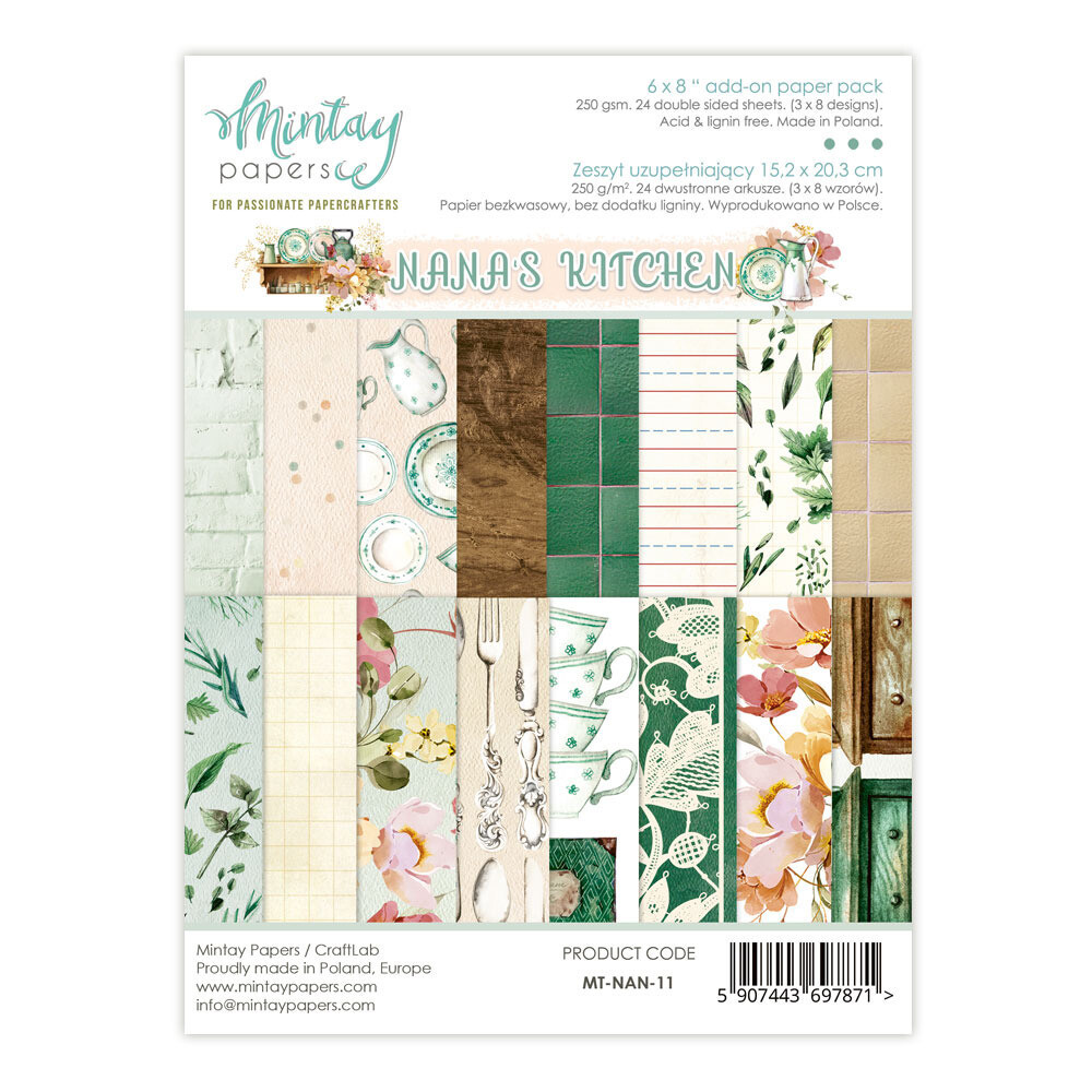 6x8 Add-on Paper Pad - Nana&#39;s Kitchen Collection