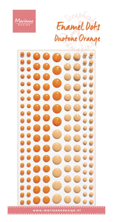 Duotone Orange - Enamel Dots